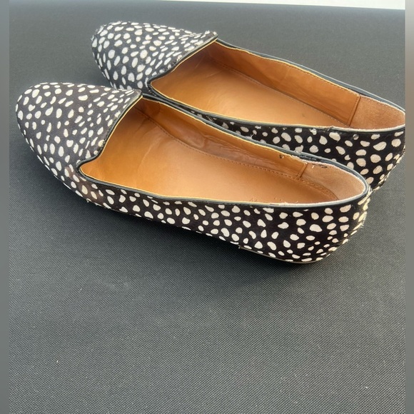 J. Crew Black and White Polka Dot Flats - Picture 4 of 8